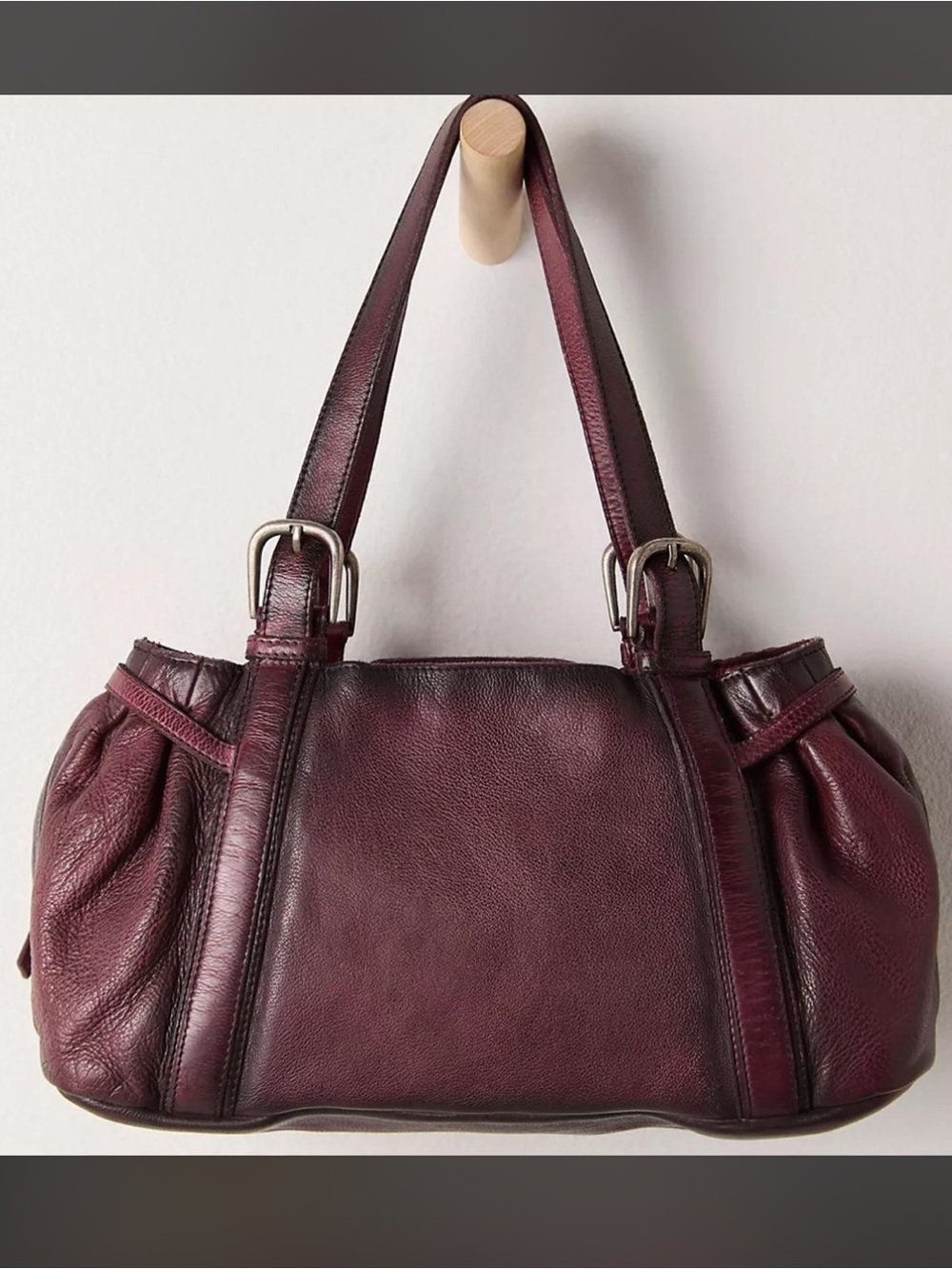 Free people Copenhagen Shoulder Bag Burgundy